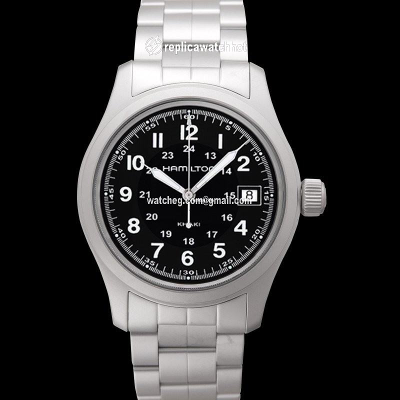 Hamilton Khaki Field Mens watch Unisex Quartz Steel H68411133