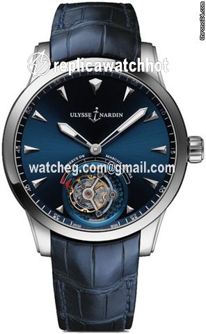 Ulysse Nardin Classic Ulysse Anchor Tourbillon Mens watch Unisex Manual winding White gold 1780-133-93