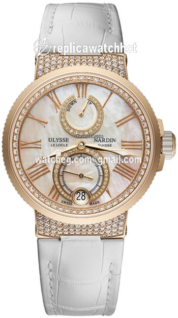 Ulysse Nardin Marine Womens watch Automatic Rose gold 1182-160C 490