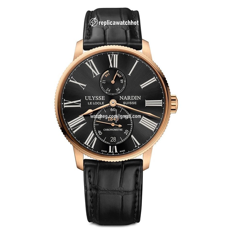 Ulysse Nardin Marine Torpilleur Mens watch Unisex Automatic Rose gold 1182-310 42