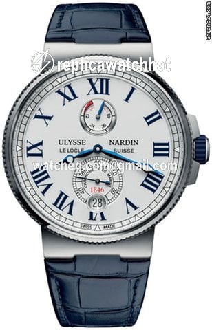 Ulysse Nardin Marine Chronometer Manufacture Mens watch Unisex Automatic Steel 1183-122-40