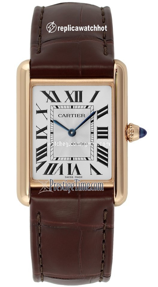 Cartier Tank Louis Cartier Manual winding Rose gold wgta0011