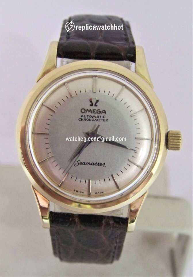 Omega Seamaster Mens watch Unisex Manual winding Yellow gold 9082
