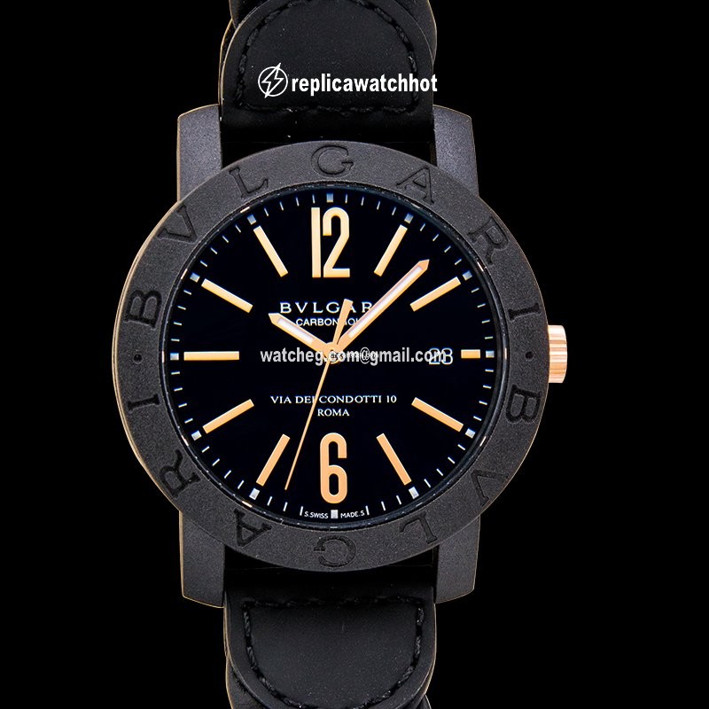 Bulgari Mens watch Unisex Automatic Carbon 102632