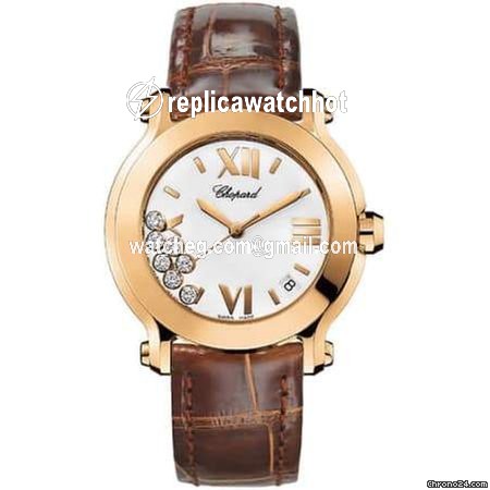 Chopard Happy Sport Womens watch Quartz Rose gold 277471-5001