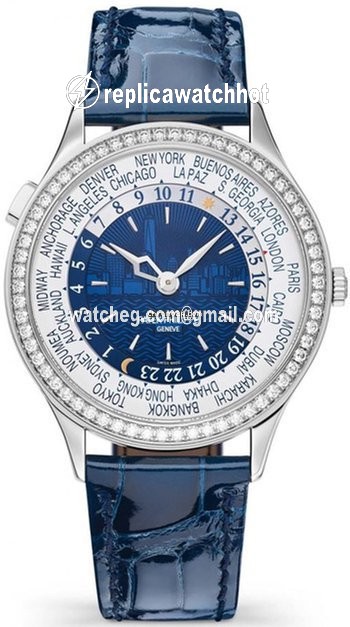 Patek Philippe World Time Womens watch Automatic White gold 7130G-015