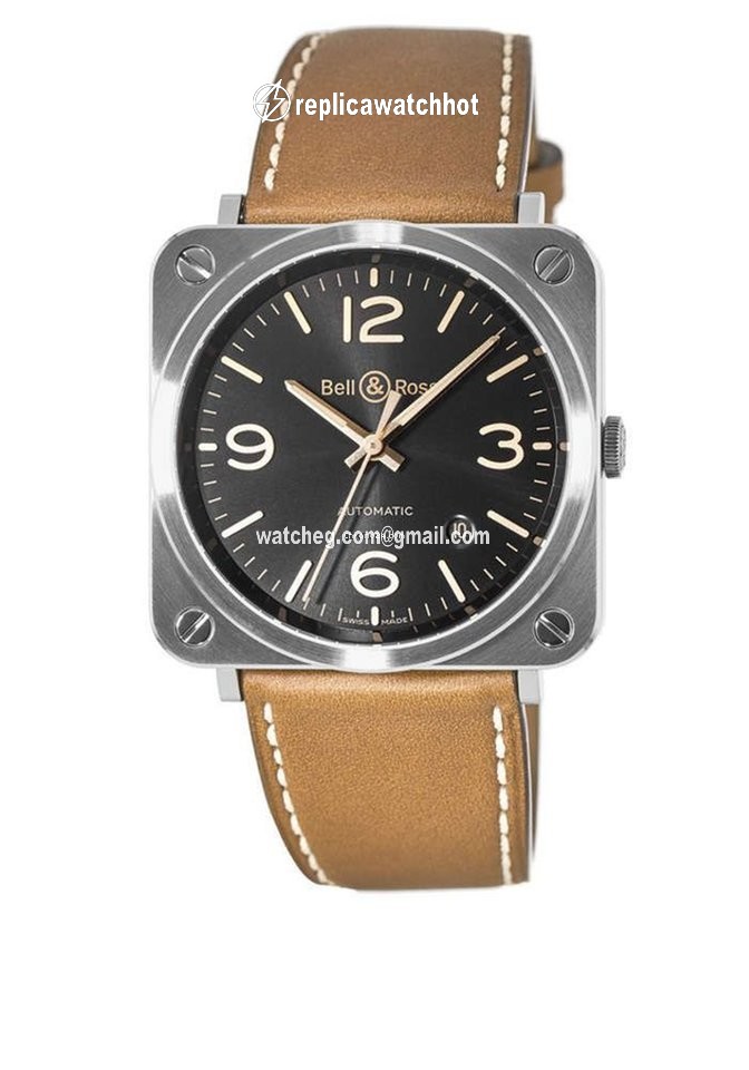 Bell & Ross BR S Mens watch Unisex Automatic Steel BRS92-G-HE-ST