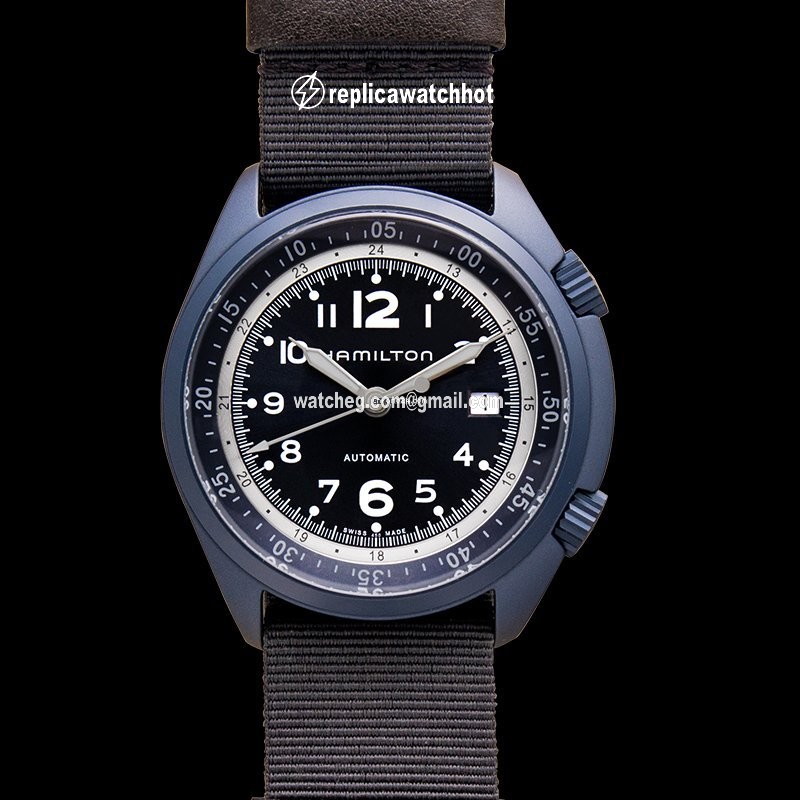 Hamilton Khaki Pilot Pioneer Mens watch Unisex Automatic Aluminum H80495845