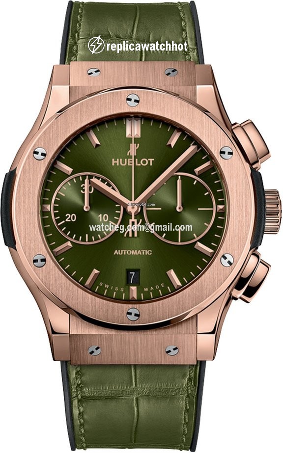 Hublot Classic Fusion Chronograph Mens watch Unisex Automatic Rose gold 521.ox.8980.lr