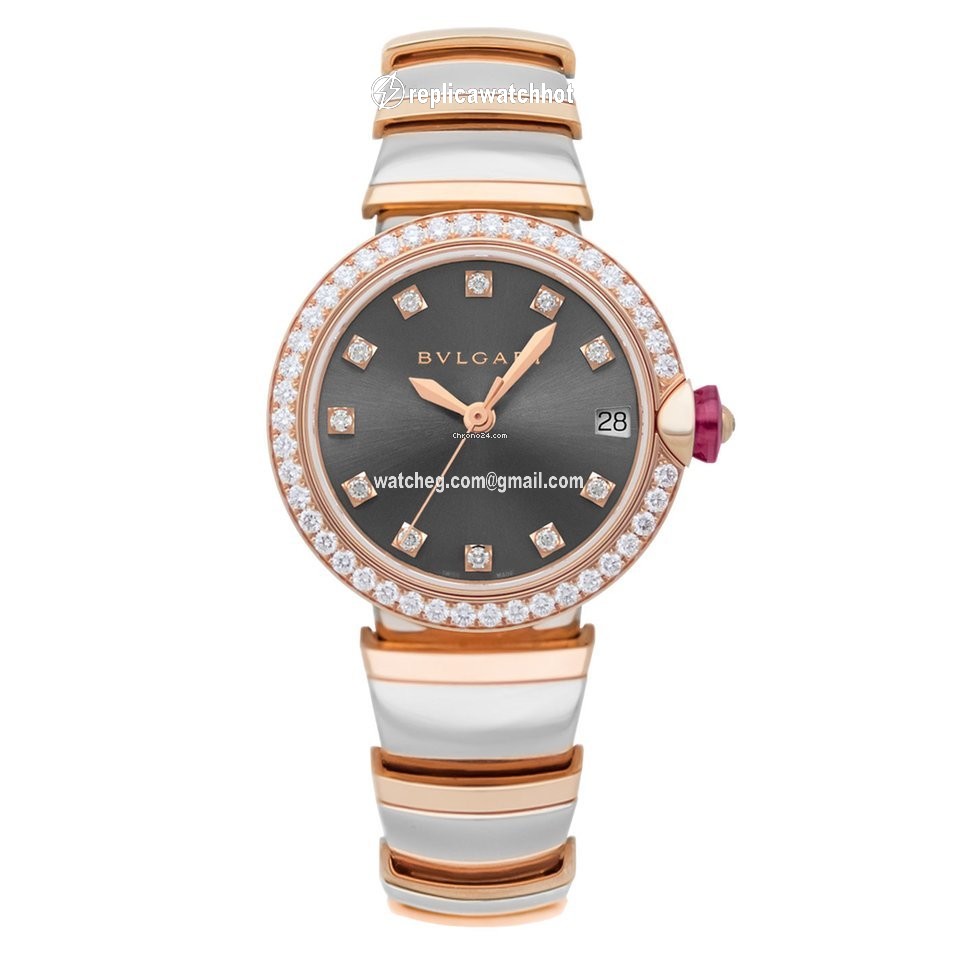 Bulgari Lucea Womens watch Automatic Gold Steel 103029 LU33C6SPGDSPGD 11
