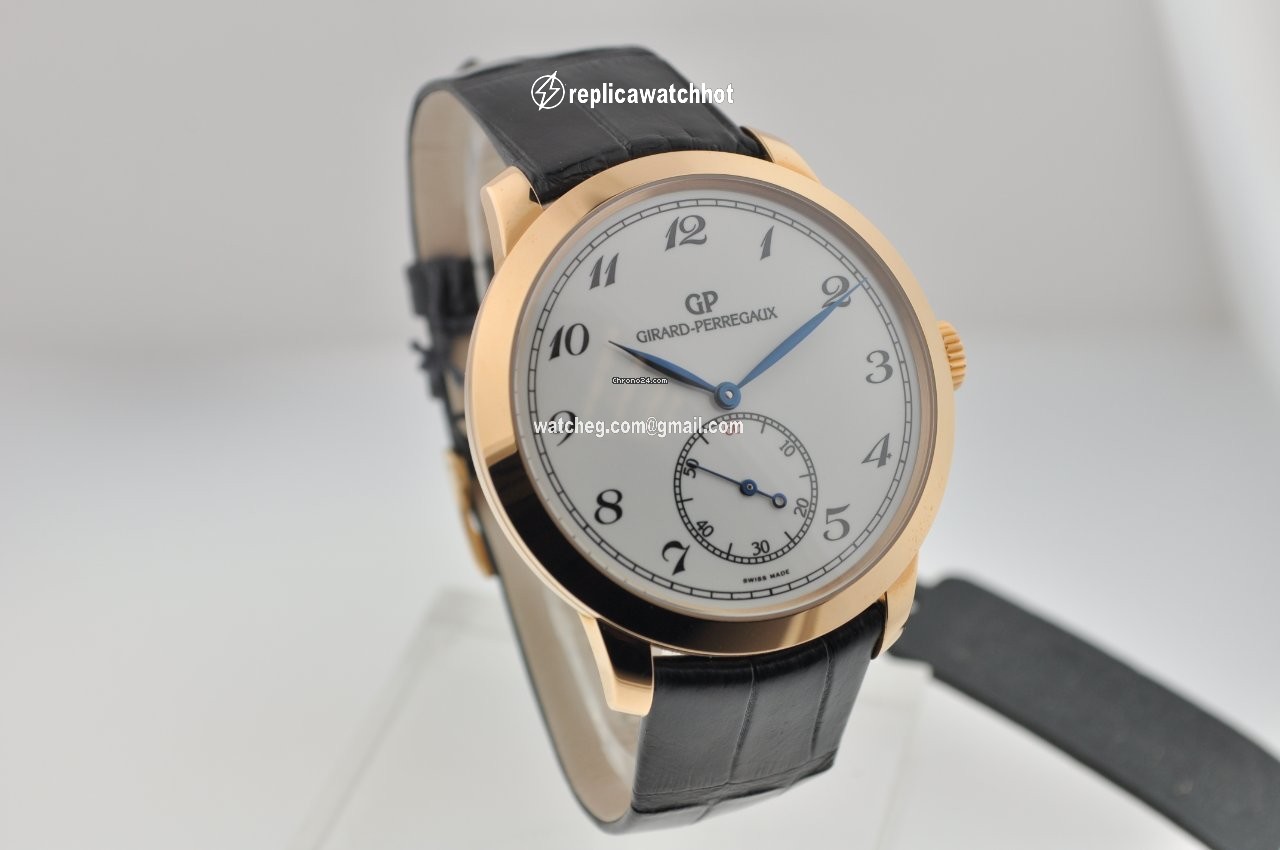 Girard Perregaux 1966 Mens watch Unisex Manual winding Rose gold 49534-52-711-BK6A