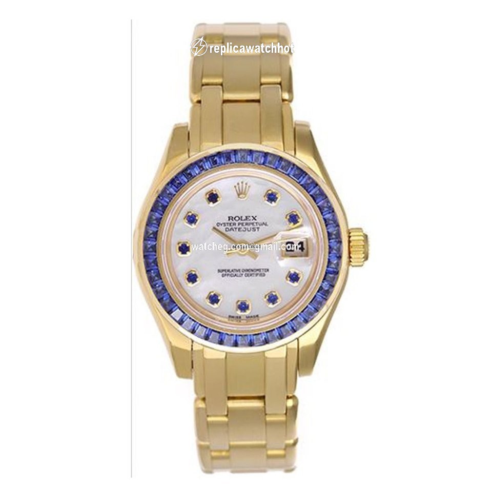 Rolex Pearlmaster Mens watch Unisex Yellow gold Automatic 69308