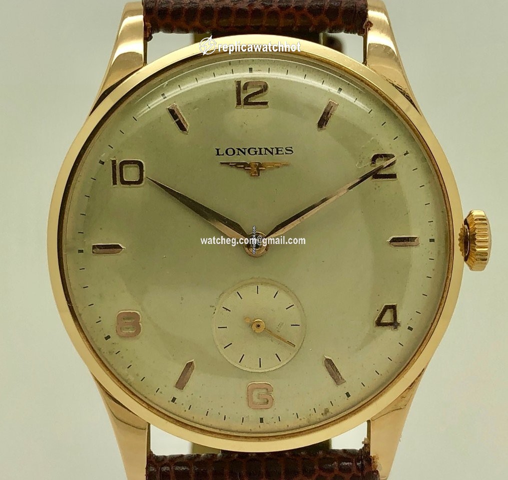 Longines Mens watch Unisex Manual winding Yellow gold 6247