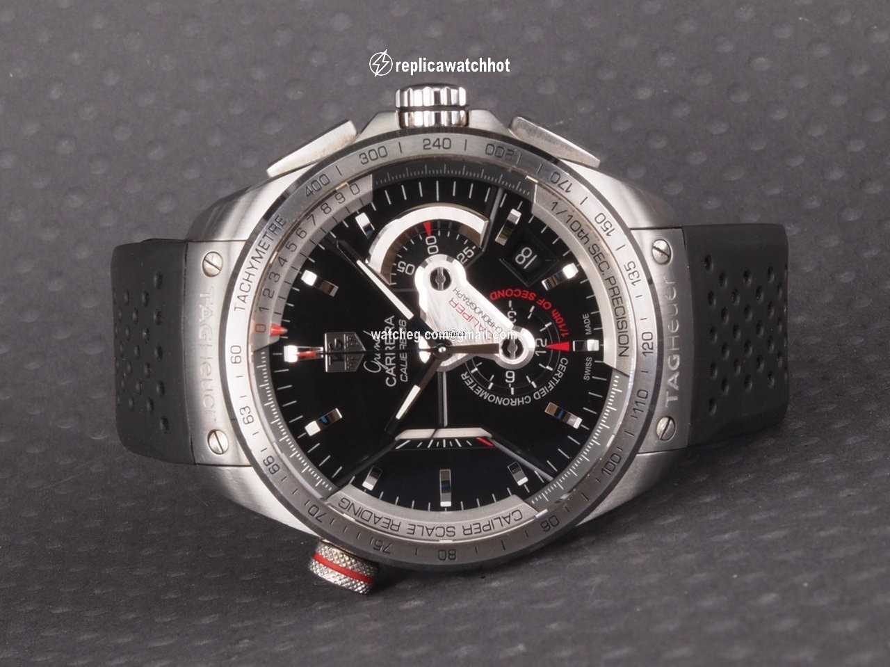 TAG Heuer Grand Carrera Mens watch Unisex Automatic Steel CAV5115.FT6019