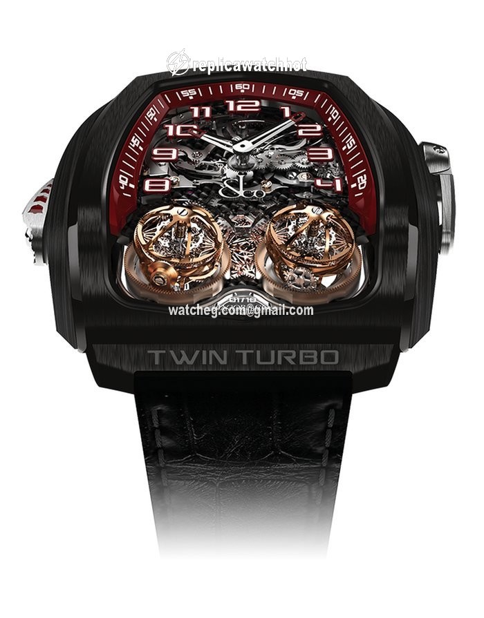 Jacob & Co. Mens watch Unisex Manual winding Titanium TT100.21.NS.NK.A
