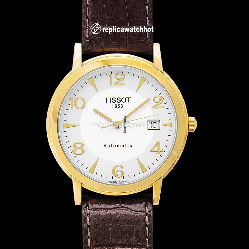 Tissot Mens watch Unisex Automatic Yellow gold T71.3.462.34