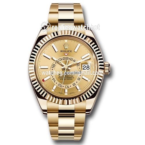Rolex Sky-Dweller Mens watch Unisex Yellow gold Automatic 326938 CH