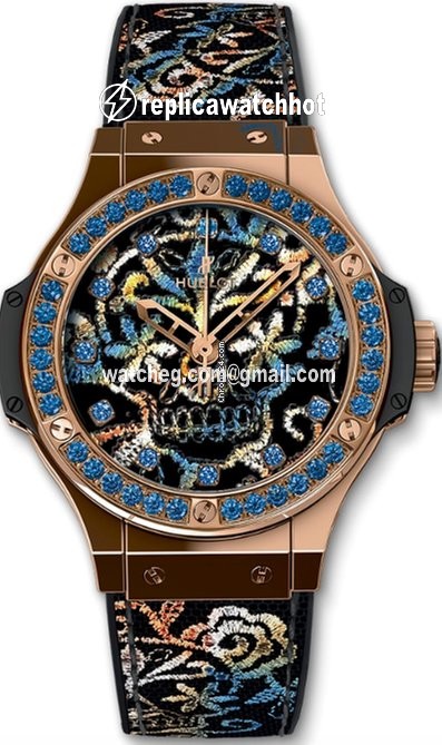 Hublot Big Bang Broderie Womens watch Automatic Rose gold 343.PS.6599.NR.1201