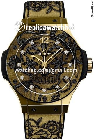 Hublot Big Bang Broderie Womens watch Automatic 343.VX.6580.NR.BSK16
