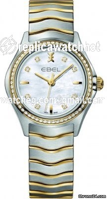 Ebel Wave Womens watch Quartz Gold Steel 1216351