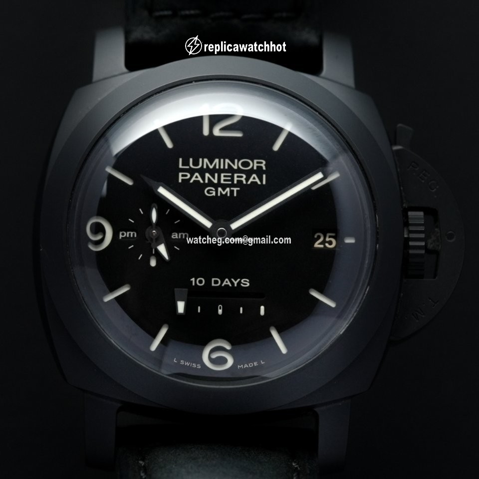 Panerai Luminor 1950 10 Days GMT Mens watch Unisex Automatic Ceramic PAM 00335