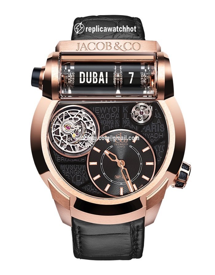 Jacob & Co. Mens watch Unisex Automatic Rose gold ES102.40.NS.LC.A