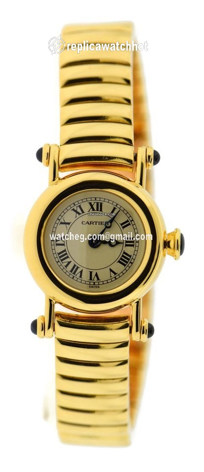 Cartier Diabolo Womens watch Quartz Yellow gold 1470