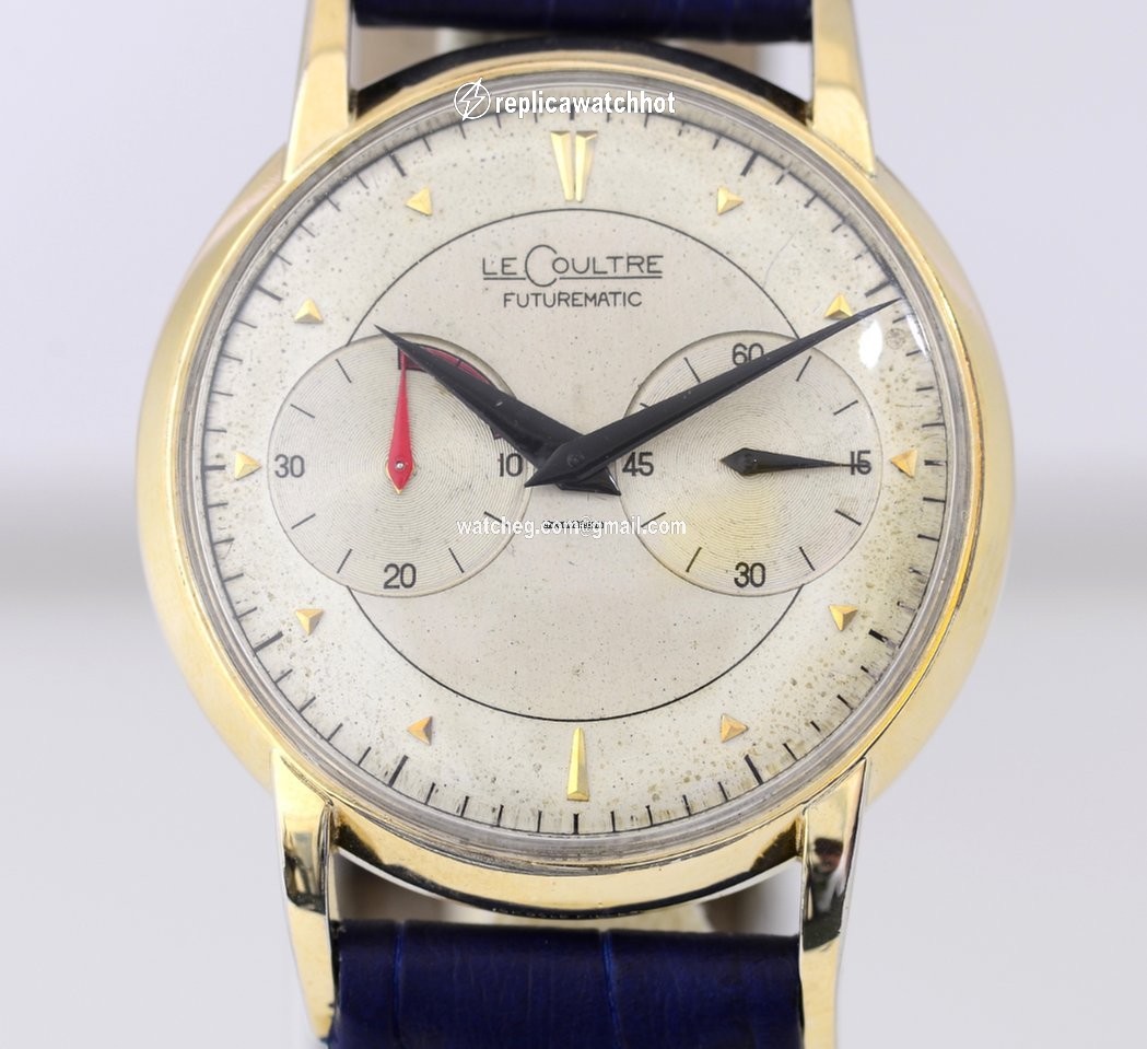 Jaeger-LeCoultre Mens watch Unisex Automatic Gold Steel Futurematic 10K Gold