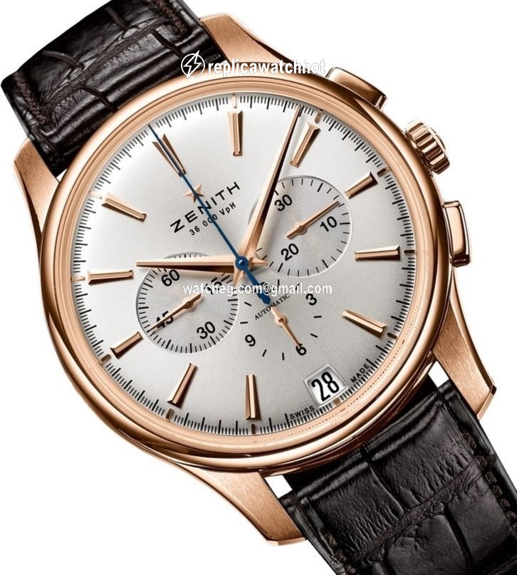 Zenith Captain Chronograph Mens watch Unisex Automatic Rose gold 18.2111.400