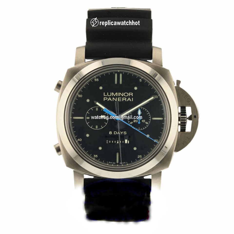 Panerai Luminor 1950 Rattrapante 8 Days Mens watch Unisex Manual winding Titanium PAM 00530