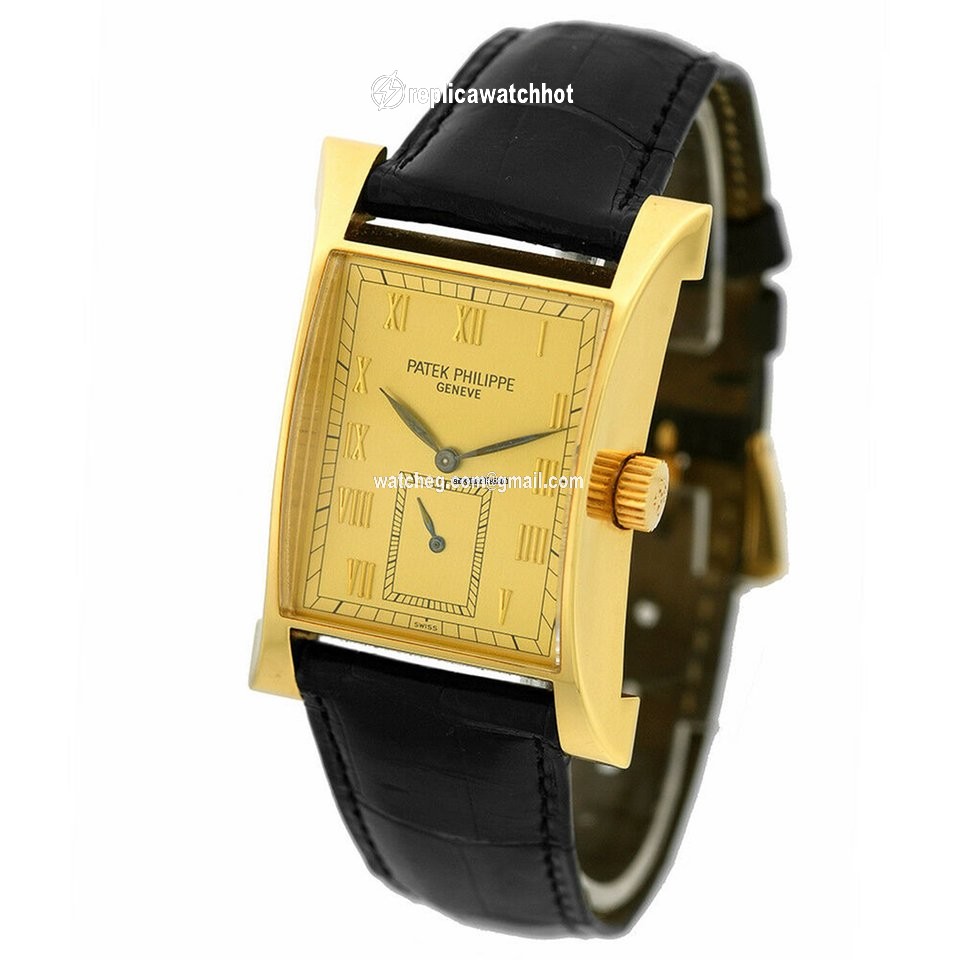 Patek Philippe Pagoda Mens watch Unisex Manual winding Yellow gold 5500 J