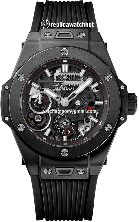 Hublot Big Bang Meca-10 Mens watch Unisex Manual winding Ceramic 414.ci.1123.rx Black Magic