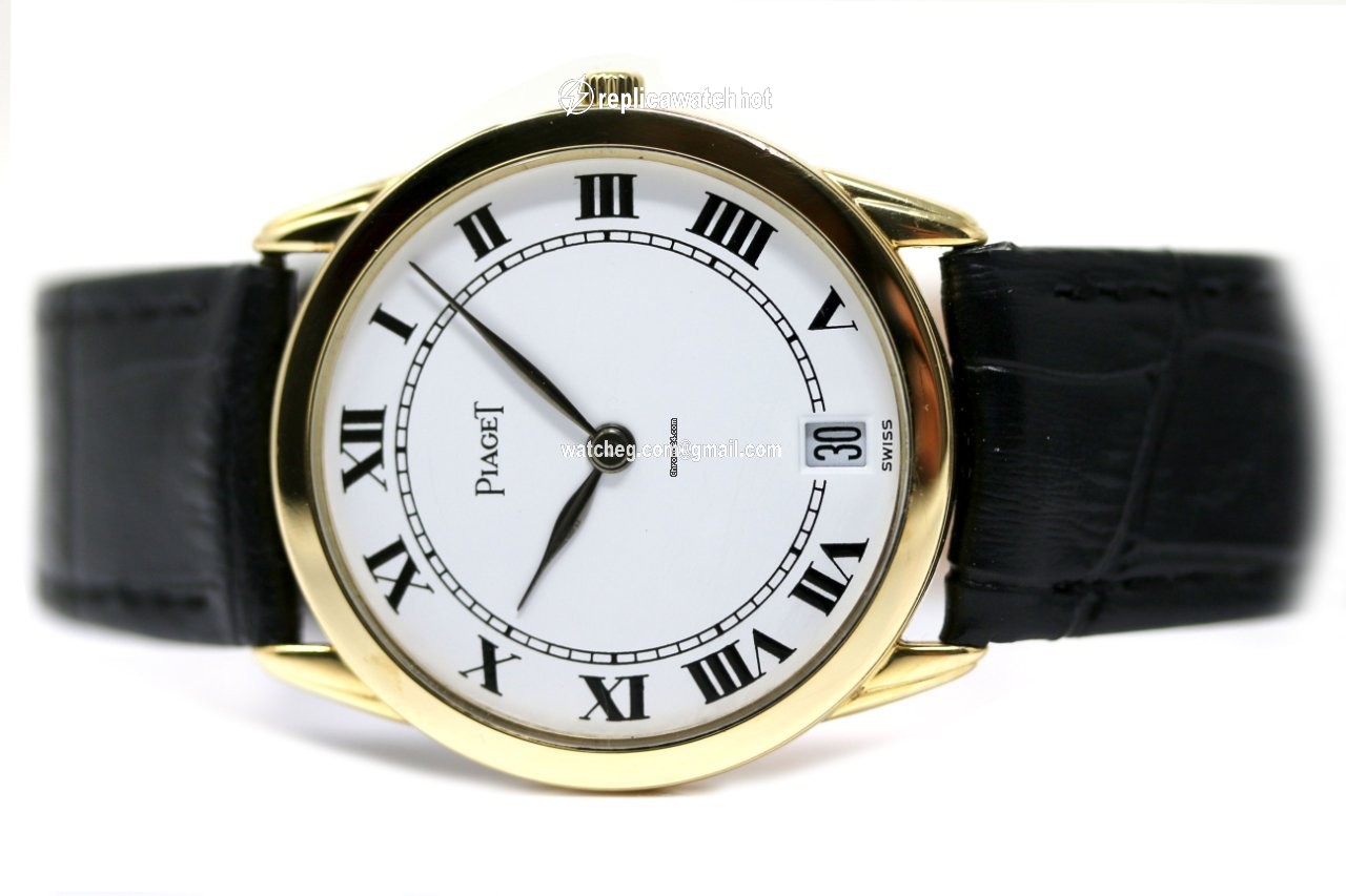 Piaget Mens watch Unisex Quartz Yellow gold 15073
