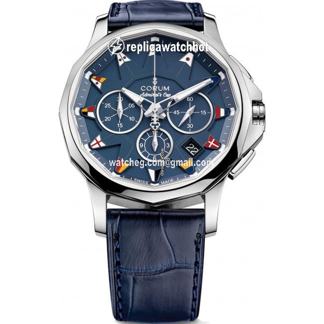 Corum Admirals Cup Legend 42 Mens watch Unisex Automatic Steel 984.101.20 0F03 AB12