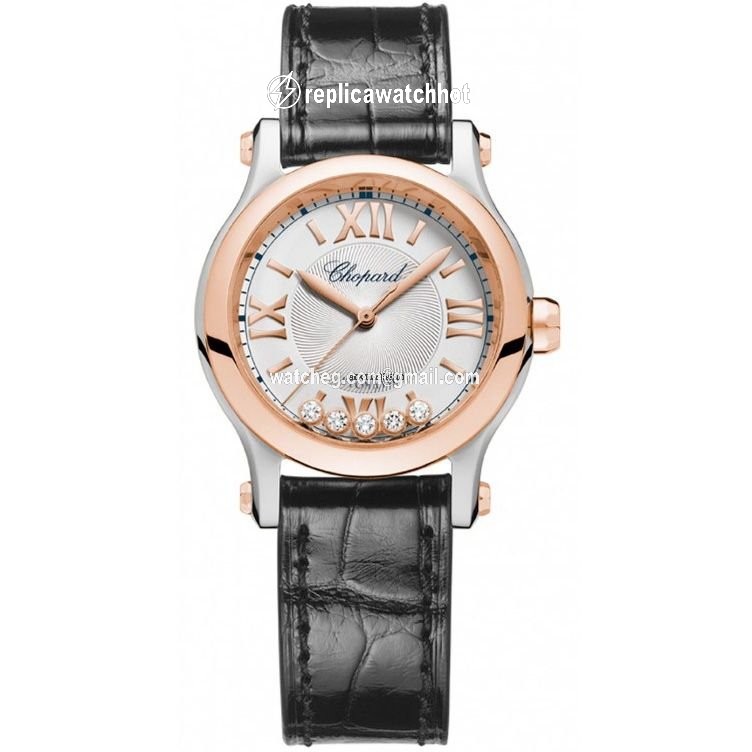 Chopard Happy Sport Womens watch Automatic Gold Steel 278573-6001