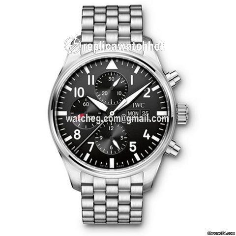 IWC Pilot Chronograph Mens watch Unisex Automatic Steel IW377710