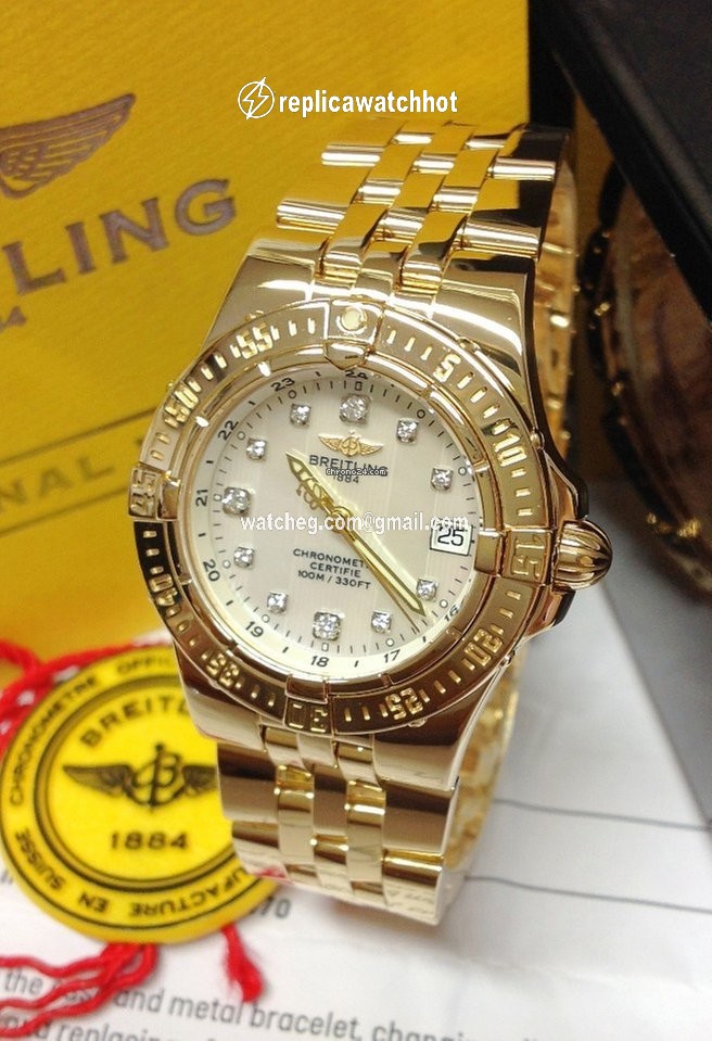 Breitling Starliner Womens watch Quartz Yellow gold K71340