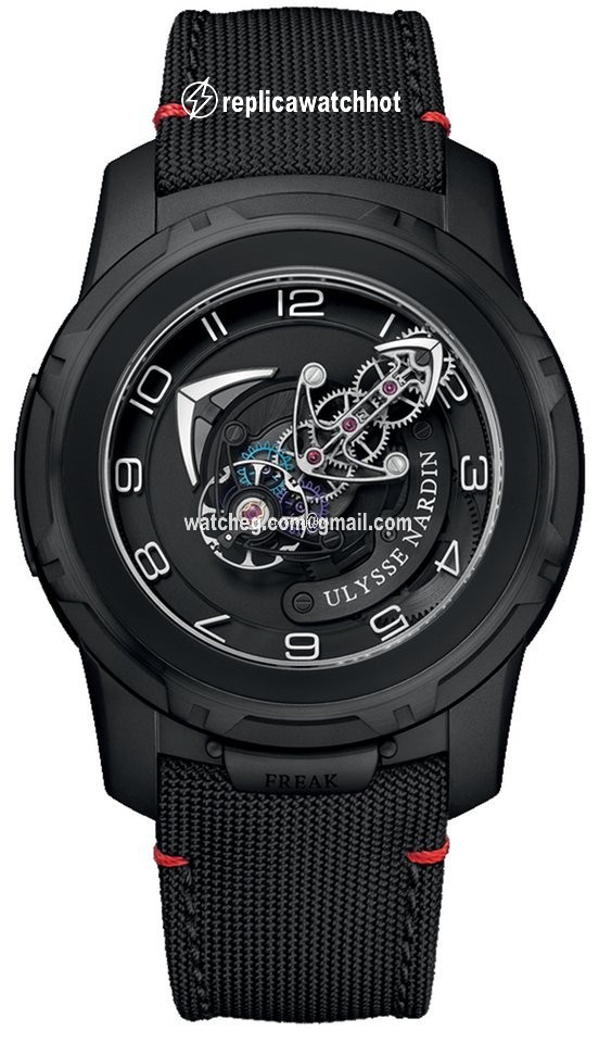 Ulysse Nardin Freak Mens watch Unisex Manual winding Titanium 2053-132 BLACK