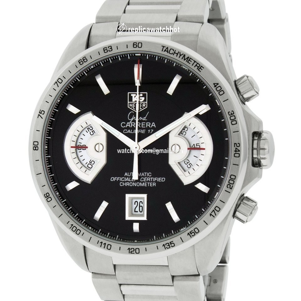 TAG Heuer Grand Carrera Mens watch Unisex Automatic Steel CAV511A.BA0902