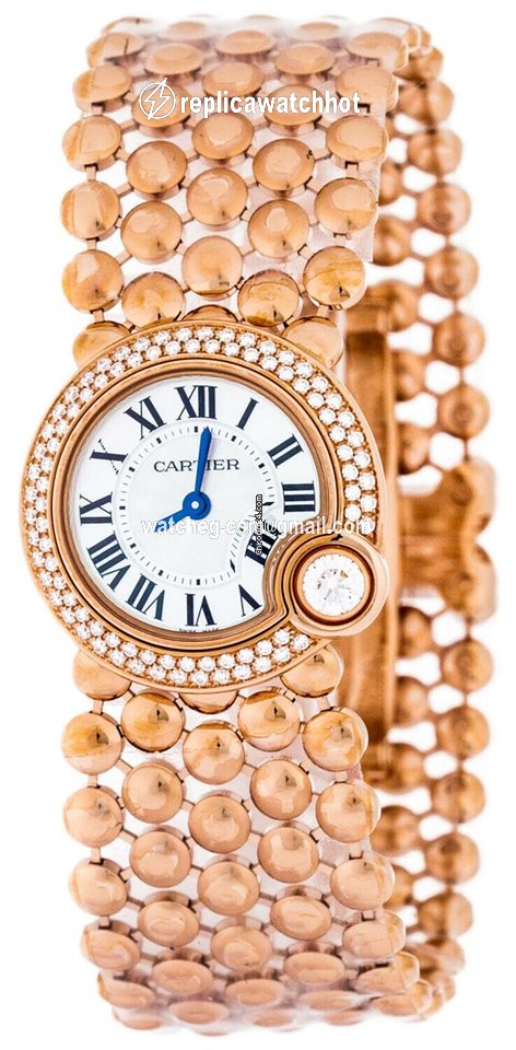 Cartier Ballon Blanc Quartz Rose gold WE902057