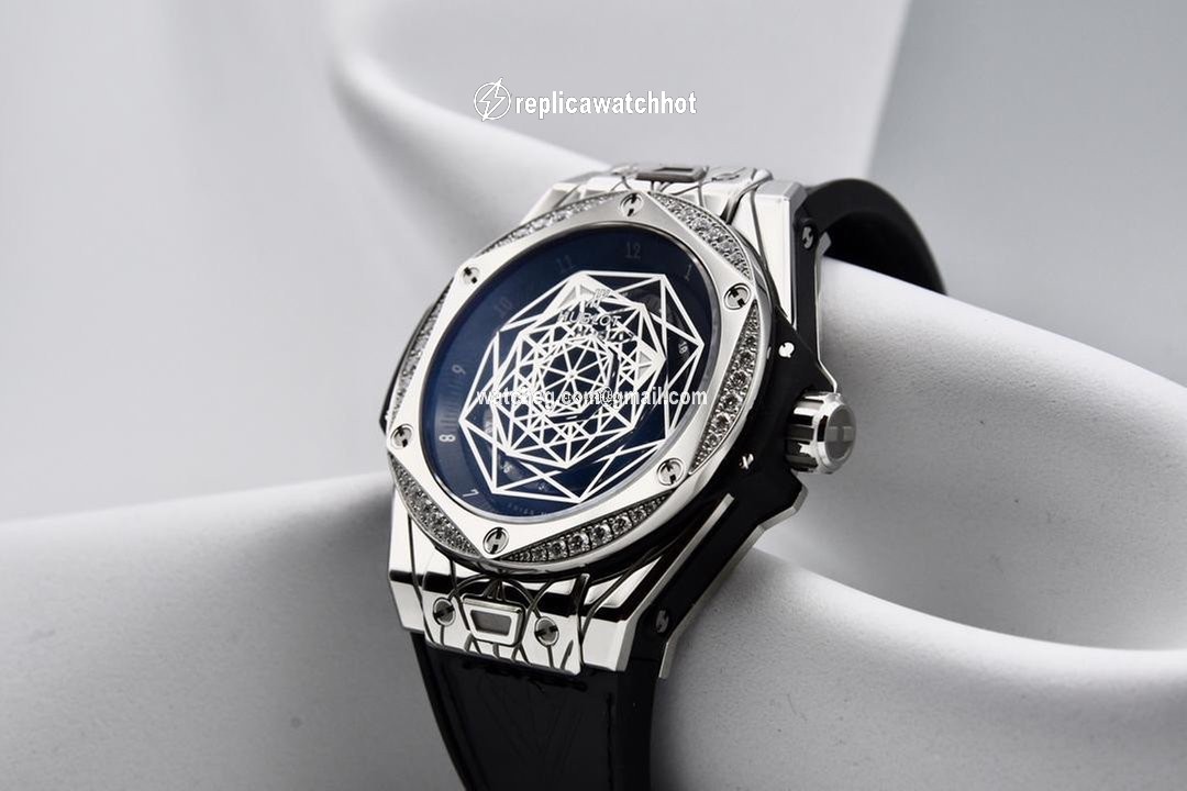 Hublot Big Bang Sang Bleu Womens watch Automatic Steel 465.SS.1117.VR.1204.MXM17