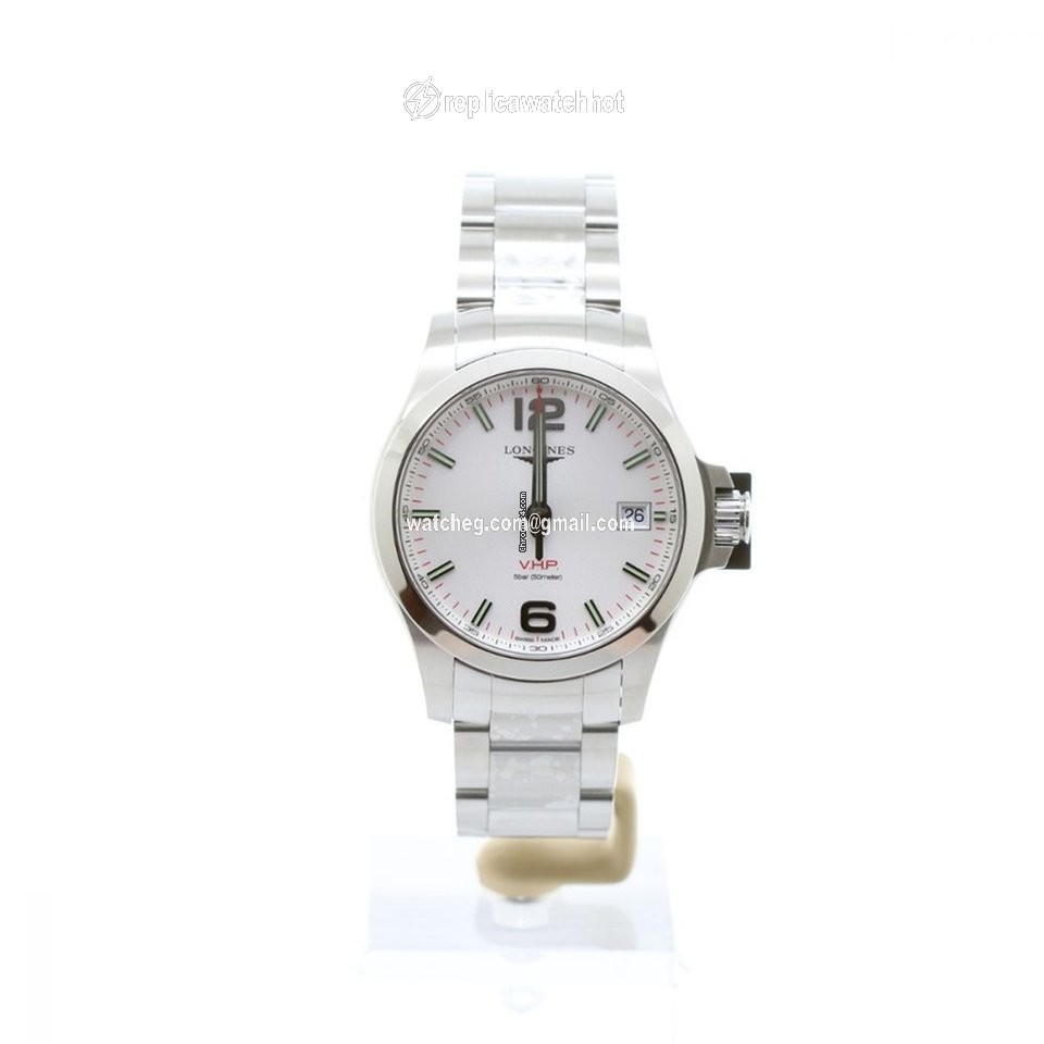 Longines Conquest Mens watch Unisex Quartz Steel L3.716.4.76.6