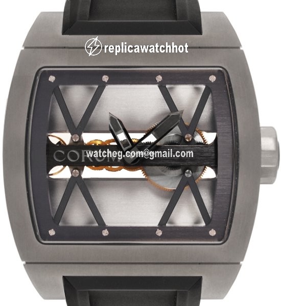 Corum Ti-Bridge Mens watch Unisex Manual winding Titanium 007.400.06 F371