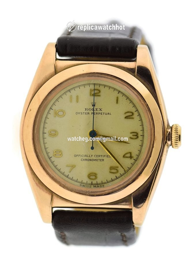 Rolex Mens watch Unisex Gold Steel Automatic 3696