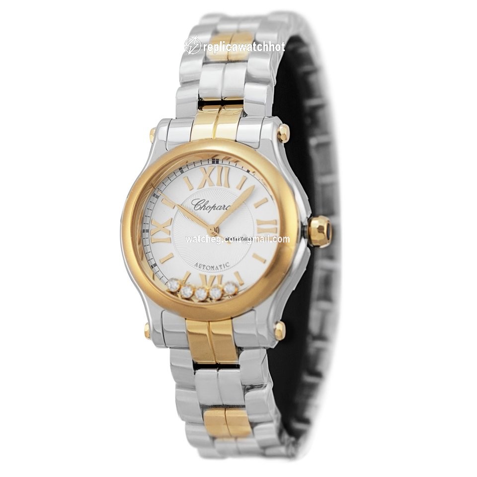 Chopard Happy Sport Womens watch Automatic Gold Steel 278573-6009 2