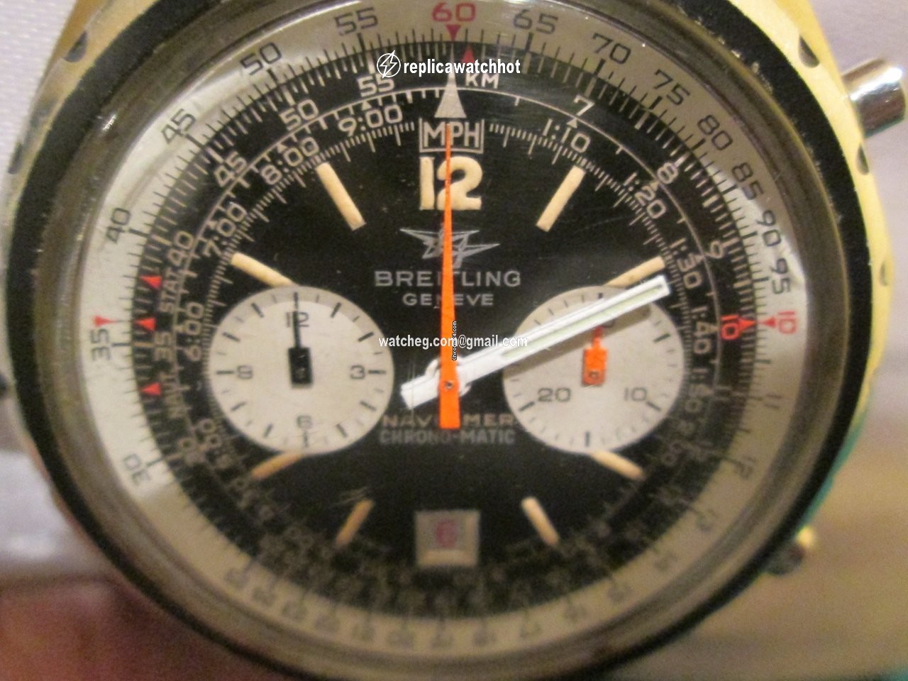 Breitling Chrono-Matic Mens watch Unisex Automatic Steel Ref 1806 2