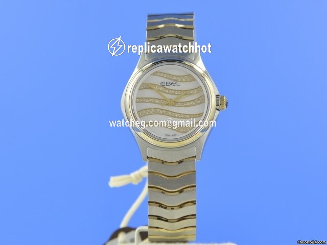 Ebel Wave Womens watch Quartz Gold Steel 1216271 2