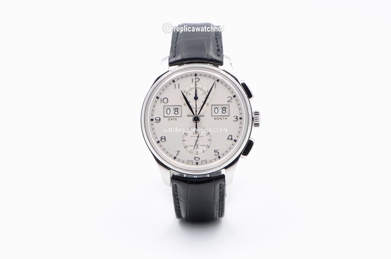 IWC Portuguese Perpetual Calendar Digital Date-Month Mens watch Unisex Automatic Platinum IW397201 2