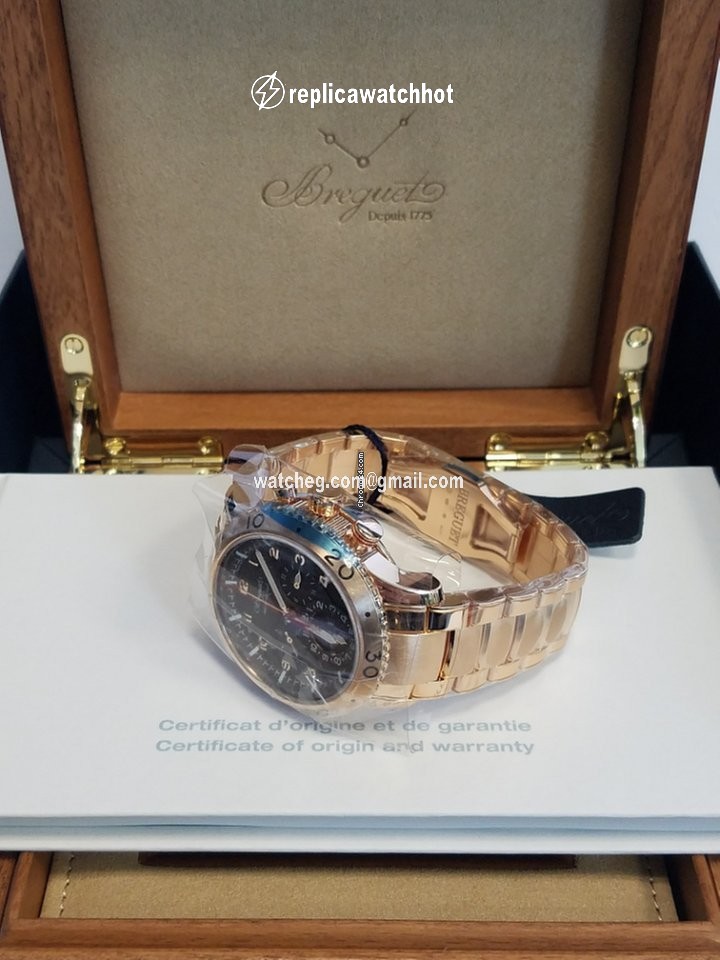 Breguet Type XX - XXI - XXII Mens watch Unisex Automatic Rose gold 3880BR Z2 RXV 2