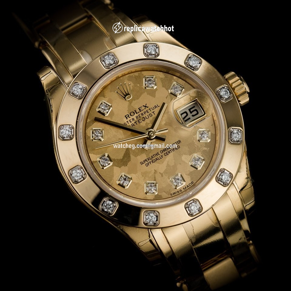 Rolex Lady-Datejust Pearlmaster Womens watch Yellow gold Automatic 80318 2